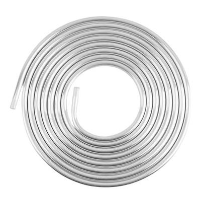 OD 5/16" Fuel Line Aluminum Tubing,16Ft 5/16" Steel Fuel Line for Hard Metal Fuels Lines/Gas Lines Replacement,Cuttable Car Accessories for Fuel/Transmission Systems (5/16" OD - 16FT)