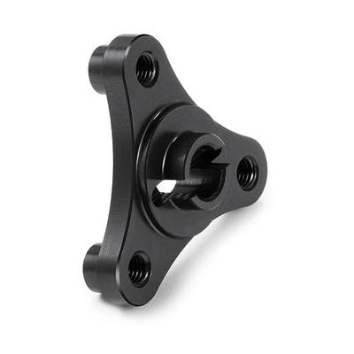 Aluminum Alloy 7075 Slipper Clutch Eliminator, Black | Compatible with Tra-xxas E-Maxx E-Revo Summit T-Maxx 3.3 Revo 3.3 1/10, RC Car, Upgrade Parts