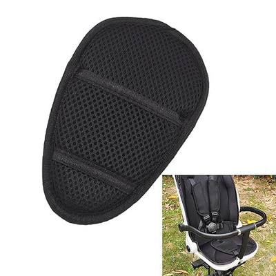 Seat Straps Crotch Cushion,Stroller Crotch Pads Universal Cushion Crotch Pads for Pushchair High Chair,Comfort Cushion Seat Strap Covers(Black)