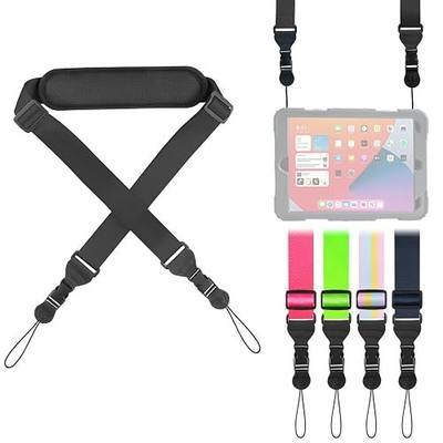 FIEIL Universal Shoulder Strap, Neoprene Padded Bag Strap with Double Adjustable Buckles, Replacement Comfortable Neck Lanyard for Camera, Cellphone Tablet,iPad, Laptop, Binocular, Luggage Bag(Black)