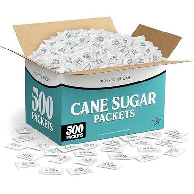 Bulk Sugar Packets, 500 Count - Individual Servings of White Sugar Packets for Coffee and Tea, Granulated Sugar Packs Great for Restaurants, Coffee Shops, Offices, Schools, and More