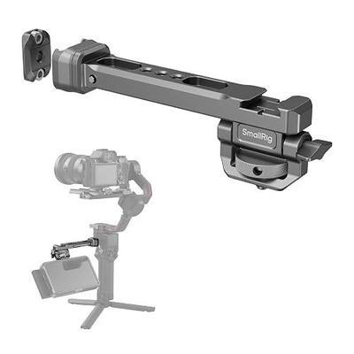 SMALLRIG HawkLock Quick Release Adjustable Camera Monitor Mount, NATO Rail and Cold Shoe, Tilt 165° Adjustable, for DJI RS 5/RS 4 Mini/RS 4 Pro/RS 4 /RS 3 Mini/RS 3 Pro/RS 3 /RSC 2 /RS 2 Stabilizers