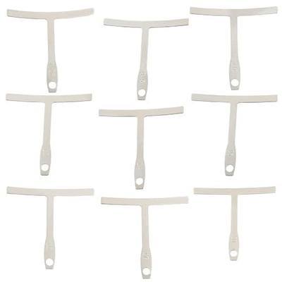 Piutouyar 9 Pcs Guitar Understring Radius Gauge | String Gauges Luthier Tools, String Radius Gauge Measuring Tool, For Guitar, Bass