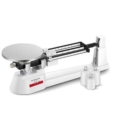 Bonvoisin Triple Beam Scale 2610g x 0.1g, Mechanical Lab Scale with Stainless Steel Platform, Balance Scale Pan Balance for Classroom