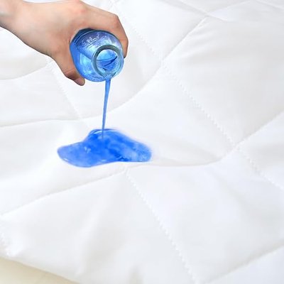 Pack and Play Sheets Fitted 2 Waterproof Mattress Protector Pad Cover | Quilted 39”x27” Noiseless Compatible with Graco Pack n Play & Dream On Me & Pamo Babe, Playpen/Playard White Machine Wash