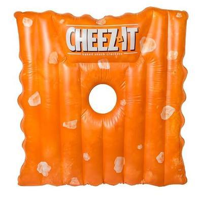 Cheez-It Pool Float, Extra Large Snack Shaped Floatie, 4.5 Feet Tall