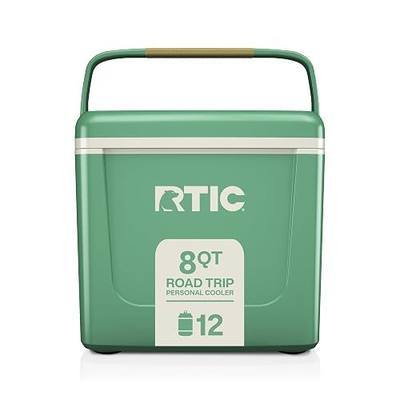 RTIC 8 QT Road Trip Personal Cooler | Insulated Personal Ice Chest for Lunch, Beach, Drinks, Travel, Camping, Picnic and Car