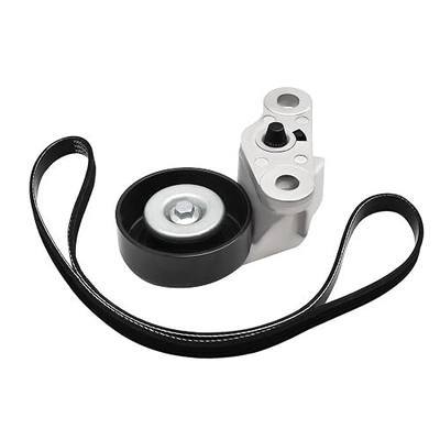 A/C Serpentine Drive Belt Tensioner Kit Fits for Chevy Silverado Avalanche Express Suburban Tahoe for GMC Savana Sierra Yukon 1999-2008 for Cadillac Escalade 2002-2008 Replaces# 90K-38159