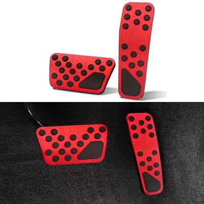 Gas and Brake Pedal Cover Compatible for Dodge Challenger Accessories 2008-2024, Compatible for Dodge Charger Accessories 2011-2022 2023, for Chrysler 300/300C Foot Pad Cap No Drill
