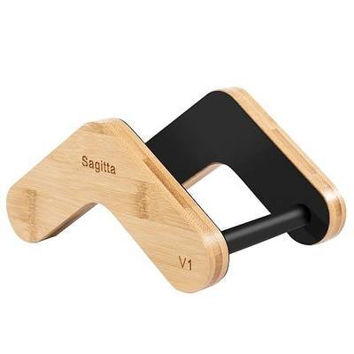 ENO MUSIC Portable Solid Wood Guitar Stand for Acoustic and Folk Guitars