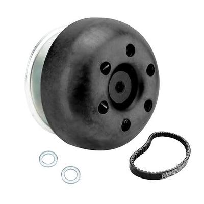 Super 30 Series Torque Converter Juggernaut Clutch for Predator 212 224 196 | Driver Clutch w/ Belt for Predator 224 212 196cc Honda Briggs Stratton Engine, Coleman Baja Massimo Mini Bike Black 3/4" Bore