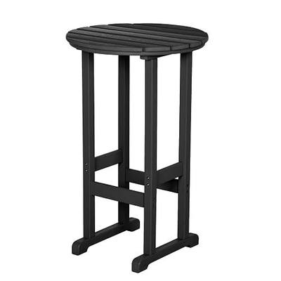 nalone 40" Outdoor Bar Table, All Weather HDPE Bar Height Patio Table Counter Round Patio Cocktail Bar Tables, Tall Bistro Pub Table for Deck, Porch, Backyard, Garden