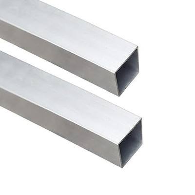 16.5 inch 6063 Aluminum Square Tube,25mm x 25mm x 1mm Wall Thickness 420mm Length for Home Furnishing Machinery DIY Projects 2 Pcs