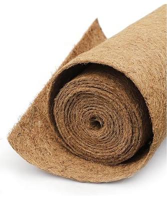 Coconut Fiber Mat, Yarrdfir 24 x 160 inch Natural Coconut Liners for planters Flower Basket, Natural Coconut Fiber mat, Garden Decoration, Animal pet pad, Reptile Carpet, Snow Mat (24 x 160)