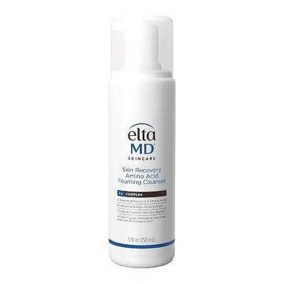 EltaMD Skin Recovery Amino Acid Foaming Face Wash, Fragrance-Free | Gentle Cleanser For Sensitive Skin, Removes Makeup And Sunscreen, Reduces Facial Redness, Non-comedogenic