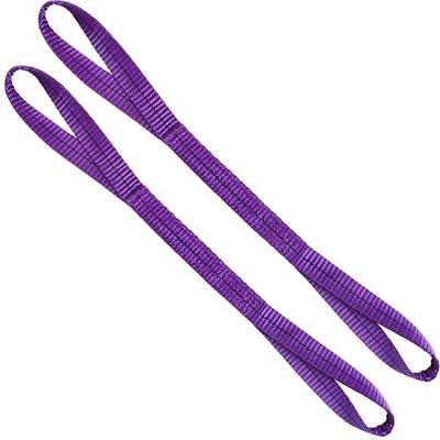 Lift Sling Straps,1" x 2' 2-Ply Heavy Duty Flat Eye Lift Slings 2P | Polyester Lifting Strap Nylon Tree Saver Recovery Strap Web Sling Rigging Moving Tow Hoist Gear Straps 3200lb 2600lb 6400lb