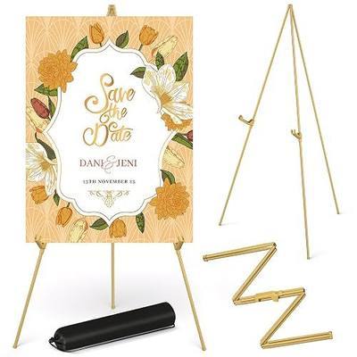 Display Artist Easel Stand for Wedding Sign - 63" Instant Tripod Collapsible Portable Floor Easel