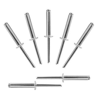 ALLCLEAN 110 Pcs 3/16" x 1" Aluminum Blind Rivets,4.8 x 25mm Pop Rivets,Aluminum Grip and Steel Mandrel