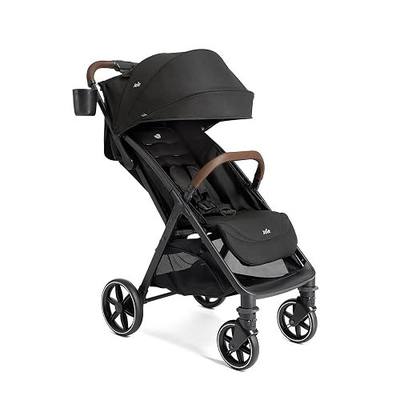 Joie Baby, Nutmeg™ Compact Travel Stroller, Lightweight Baby Stroller with One‑Hand Fold, Multi‑Position Recline, Smooth Ride Suspension(Shale)