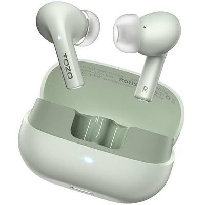 TOZO E2 Wireless Earbuds with 10mm Powerful Bass Drivers, AI Clear Calls | Dual Mic ENC, App Customize 32 EQs, 30H Playtime, Bluetooth 5.3 Ear Buds, Comfort Fit in-ear Headphones
