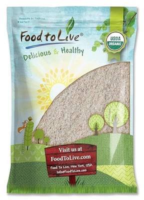 Food to Live Organic Einkorn Whole Wheat Flour, 10 Pounds – Finely Milled, Rich Fiber, Great for Baking Bread, Pizza, Pancakes, Muffins, USDA Certified, Non-GMO, Raw, Vegan, Kosher, Bulk