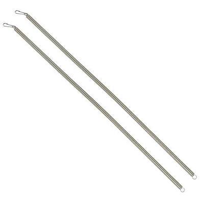 2Pcs Screen Door Springs, 20-Inch Extension Springs with Hook Ends for Door, Gate, Camper