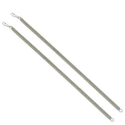 2Pcs Screen Door Springs, Zinc Plated Steel Extension Springs, 15-Inch