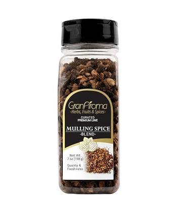 GranAroma Mulling Spice Blend, Sweet & Aromatic, Holiday Spice Blend, Potpourris & Teas (7 Ounce)