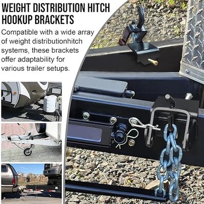 Weight Distribution Hitches, Heavy Duty Replacement Hitch Brackets, Weight Distribution Hitches with Sway Control, Weight Distribution Hitches, Get Better Traction Stability and Smoother Traction