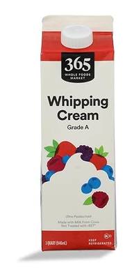 365 by Whole Foods Market Whipping Cream, 1 QT