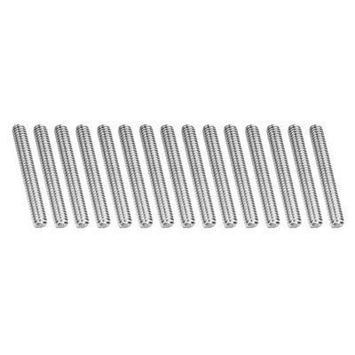 PATIKIL 1/4"-20 UNC 304 Stainless Steel Fully Threaded Rod, 15Pcs 2" Length Long Threaded Screw Right Hand Threads All Threaded Rod Studs for Anchoring Bolt, Clamps, Hangers and U-Bolts