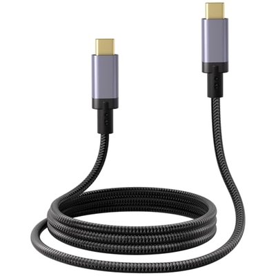 Henrety USB C Cable, USB4 Cable 240W Fast Charging, 40Gbps Data Transfer, 8K Video, Thunderbolt 4/3 Compatible, USB-C for iPhone 16, iPad, MacBook, Galaxy, Tablets & Laptops (4.9Ft)