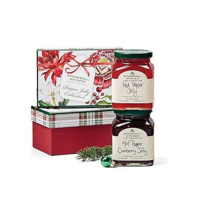Stonewall Kitchen Winter 2 Piece Pepper Jelly Collection Gift Set and Gift Box