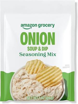 Amazon Grocery, Onion Soup & Dip Seasoning Mix, 1 Oz (Pack of 6)