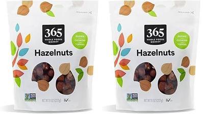 365 By Whole Foods Market, Hazelnuts, 8 Ounce (Pack of 2)