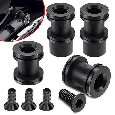Benlari 4 Point Docking Hardware Kits Quick Release Sissy Bar Luggage Rack Motorcycle Fit For Harley Touring Street Glide Electra Glide Road Glide Road King 2009-2024 Black