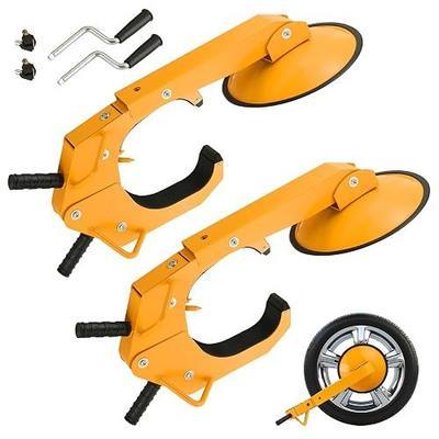 Wheel Lock Clamp Heavy-Duty Anti Theft Tire Lock | Adjustable Trailer Wheel Lock, Tire Boot Lock for RV Trailers, Cars, Trucks, SUVs (2)