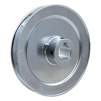 AB600-1 Single Groove Web Sheaves,6" OD 1 inch bore v Belt Pulley,Motor Pulley Carbon Steel for A B 5L 4L V-Belts