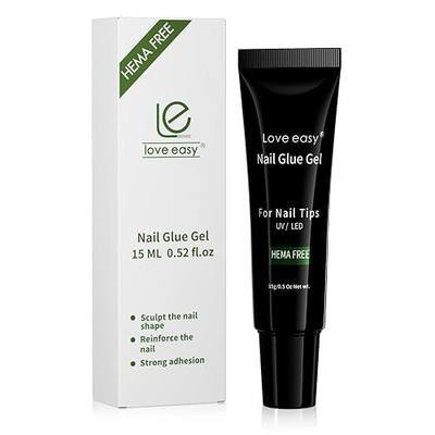 Love easy Hema Free Nail Glue Gel - 6 in 1 - Long Lasting 28 Days+