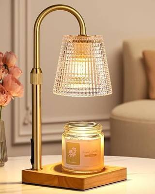 Hong-in Candle Warmer Lamp with Timer-Dimmable Adjustable Height Candle Lamp Warmer, Birthday Gifts for Women Mom Her, Housewarming Office Home Decor,Wax Warmer for Scented Wax Jar Candles