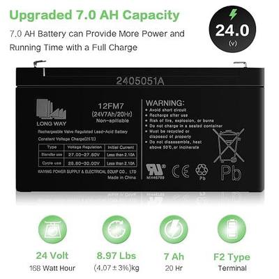 OTTARO 24V 7AH Battery for Ride on Car UTV