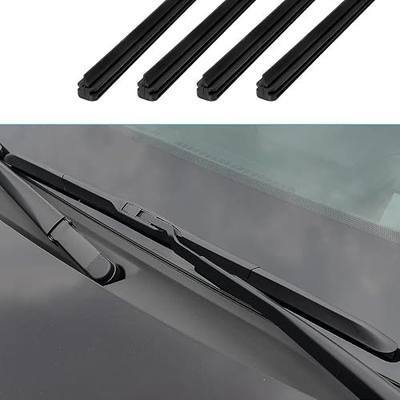 Wiper Blade Refill, 22 Inch Wipers Refill Replacement Compatible with Cadillac, Chevrolet, GMC Natural Rubber Windshield Wiper Blades Refill (Pack of 4)