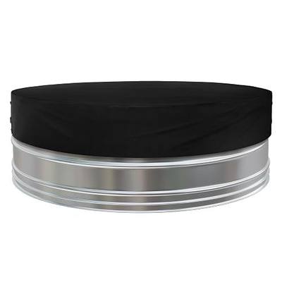 iBirdie Outdoor 6 Feet Stock Tank Cover, Fit 72, 70, 68 Round Hot Tub Cover | Waterproof, Weatherproof, For Ice Bath Cold Plunge Pool, 600D Heavy Duty