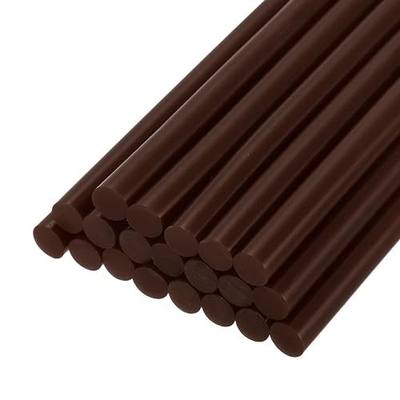 uxcell 20pcs Hot Glue Sticks for Glue Gun 7mm/0.27-inch x 4-inch Mini Hot Melt Adhesive Glue Stick Brown