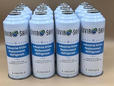 R134a Industrial Replacement | 12 Cans with Piercing Valve for AC Recharging
