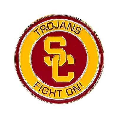 University of Southern California Metal 3D Team Emblem by FANMATS – All Weather Decal for Indoor/Outdoor - Easy Peel & Stick Installation on Vehicle, Cooler, Locker - Unique Gift for NCAA Football Fan
