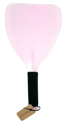 DONNA Hair Spray Face Shield – Professional Salon Hairdressing Shield with Sponge Handle, Face Protector for Hairspray and Styling, Lightweight Reusable Plastic Shield for Makeup and Eyes, Pink