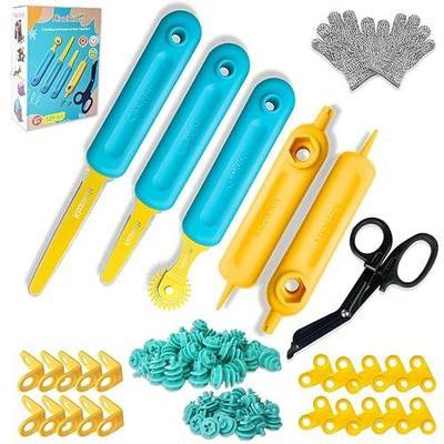Kizzikids Cardboard Tools for Kids, Safe Cutter STEM Construction Kit | 149 PCS, Hands-On Learning, Creative Projects, Screen-Free Play, Family Fun, Classroom Activities, Ages 5+