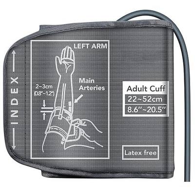 Replacement Extra Large Cuff for Omron BP Monitors 22-52CM Big Arm - Adjustable XL Blood Pressure Cuff, Includes 6 Universal Interface, Blood Pressure Monitors Large Cuff Compatible