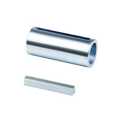 New 3/4" to 1" Inch 2.3" Long Crankshaft Sleeve Adapter 3/16" Keyway Slot w/Keystock, Stainless Steel Gas Engine Crank Shaft Sleeve Adaptor Pulley Wheel Bore Reducer Predator 1.8" Step Key